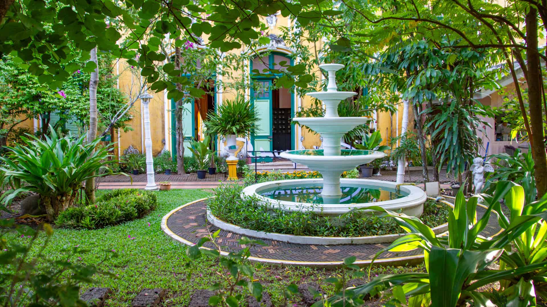 Garden at Chao Phraya Abhaibhubejhr Hospital in Prachin Buri